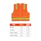 Ergodyne Safety Vest, Surveyor, Zip, PT, Cl 2, Or, L/XL 8250ZHG - alternate 3