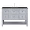 James Martin Vanities Breckenridge 48in Single Vanity, Serenity Blue, w/ 3 CM Parisien Bleu Quartz Top 330-V48-SRB-FPBL - alternate 1