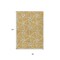 Homeroots 8' X 10' Gold And Ivory Geometric Washable Indoor Outdoor Area Rug 612872 - alternate 3