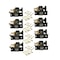 Mytee Products 1-1/2in x 7ft Ladder Rack Ratchet Tie-Down Straps pair Square Tube Mount, 4PK RS-LR-Squarex4 - alternate 1