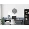 Monarch Specialties Clocks, 12-in. Round, Wall Clock, Grey Face, Silver Frame, Contemporary, Modern I 9107 - alternate 2