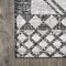 Jonathan Y Marokko Diamond Tribal Medallion Ivory/Black 3 ft. x 5 ft. Indoor/Outdoor Area Rug SMB127E-3 - alternate 2