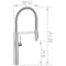Blanco culina Sensor 1.5 GPM, PVD Steel 527470 - alternate 3