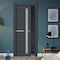 Sartodoors Sliding French Pocket Door with Frosted Glass 32x84 Solid Core Modern Interior VEREGIO7288PD-ANT-32 x 84 - alternate 2