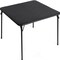 Homeroots 34" Black Wood and Metal Folding Square Card Table 719202 - alternate 2
