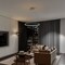 Jonathan Y Brice 23.75" Modern Contemporary Metal Round Dimmable Integrated LED Pendant, Beige JYL7203H - alternate 4