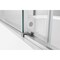 Kingston Brass 60" Acrylic Alcove Left-Hand Drain Tub with Right Sliding Tub Door, White/Brushed Nickel KVTAM6032L218 - alternate 2