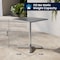 Flash Furniture Square Table Set, Aluminum, Plastic, Rattan, Stainless Steel, Grey TLH-ALUM-24SQ-020BGECHR2-GG - alternate 5