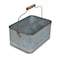 Homeroots 11" Gray Metal Box 487662 - alternate 2
