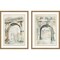 Homeroots Set Of Two Watercolor Arches II Silver Framed Print Wall Art, 2PK 416406 - alternate 1