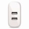 Belkin BOOST CHARGE Dual USB-A Wall Charger + Lightning to USB-A Cable, White WCD001DQ1MWH - alternate 3