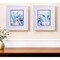 Homeroots Set of Two Blue Flower Framed Art, 2PK 476034 - alternate 2