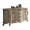 Homeroots 69" Pearl Solid and Manufactured Wood Five Drawer Triple Dresser 490477 - alternate 2