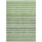 Homeroots 9' X 12' Artichoke Green And Olive Green Striped Washable Indoor Outdoor Area Rug 577791 - alternate 3