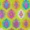 Homeroots 3' X 5' Lime Green Pink And Purple Southwestern Washable Indoor Outdoor Area Rug 615146 - alternate 2