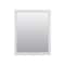 Zenna Home Bathroom Mirror 25" H X 20" W Matte White M2025WW - alternate 1