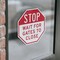 Signmission Stop Wait for Gates to Close, 6 inch X 6 inch, Vinyl Decal, 2PK OC-D-2PACK-6-240 - alternate 3
