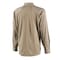 First Tactical Long Sleeve Shirt, 35% Cotton, 65% Polyester, Button, 0 Pocket(s), Silver Tan, S 111015 - alternate 2
