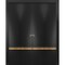 Sartodoors Sliding Closet Double Bi-fold Doors Planum 2010 Black Solid Core Modern Interior PLANUM2010DBF-BLK-96 x 84 (4* 24x84) - alternate 1