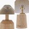 Jonathan Y Arvid 20.5" Rustic Scandinavian Resin/Iron Lighthouse LED Table Lamp w/Pleated Shade, Beige Wood Fini JYL1146A - alternate 3