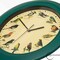 Clockswise 12in Round Battery-Operated Singing Bird Wall Clock with Wild Nature Sounds & Non-Ticking, Green QI004820.GN - alternate 2