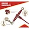 Mytee Products 5/16 in-3/8 in Ratchet Lever Load Binder w/Grab Hooks and Eye 7100 Lbs WLL CBRS516-GHE - alternate 2