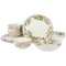 Gibson Home Festive Berries 12 Piece Double Bowl Fine Ceramic Dinnerware Set in White 141331.12R - alternate 1