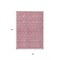 Homeroots 3' X 5' Pink And Purple Geometric Washable Indoor Outdoor Area Rug 613566 - alternate 2