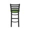 Holland Bar Stool Co 25" Stationary Counter Stool, Black Wrinkle, Graph Parrot Seat 40025BW015 - alternate 3