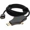 Add-On 6Ft Hdmi (4K) Male To Displayport, Mini-Displayport, Usb 3.1 (C) HDMI4KDPMDPC-AA - alternate 5