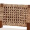 Bali & Pari Alise Handwoven Seagrass Bar Stool with Mahogany Wood Frame - Chair for Home Bar, Earthy Brown 259-14243-ZORO - alternate 2