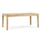 Homeroots 72" Natural Solid Wood Dining Table 549037 - alternate 1