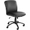 Safco Uber Task Chair, Black Seat, Seat: 20-3/4" L 40-1/2" H, Vinyl Seat 3491BV - alternate 1