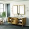 James Martin Vanities Laurent 72'' D Vanity, Light Natural Oak w/ Victorian Sil Top w/FreePower Wireless Charger 545-V72-LNO-FVSL - alternate 2