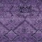 Homeroots 5' X 8' Eggplant Purple And Plum Floral Washable Indoor Outdoor Area Rug 588889 - alternate 2