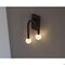 Afx Colette 17in LED Sconce - Black COES1017LAJUDBK - alternate 2