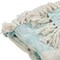 Homeroots 50" X 60" Aqua And Off White Cotton Woven Geometric Throw Blanket with Fringe 516538 - alternate 4