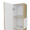 Homeroots Light Oak and White Multi Purpose Vertical Hanging Cabinet 473309 - alternate 2