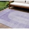 Homeroots 10' X 14' Lavender And Purple Geometric Washable Indoor Outdoor Area Rug 582727 - alternate 1