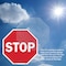 Signmission Stop, 18 Inch X 18 Inch, Plastic Sign OC-P-18-71 - alternate 3