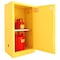 Securall Flammable Storage Cabinet, 16 Gallon, 1 Shelves, 24 in W x 44 in H x 18 in D, Yellow A110 - alternate 2