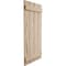 Ekena Millwork Rustic Four Board Spaced Board-n-Batten Hand Hewn Faux Wood Shutters, 23 1/2W x 48H, PR SHUBSS23X48HHPR - alternate 3