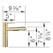 Blanco Alta II Pull Out 1.5 GPM, Satin Gold 527561 - alternate 3