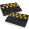 Pyle Rubber Curb Ramp 2PC Set, Heavy-Duty Driveway Ramp 4.1 in Rise, 55,000 lbs Capacity, 19 in L x 11.82 PCRBDR45 - alternate 1