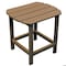 Newtechwood St Charles Teak Plastic Outdoor Side Patio Table P021-703 - alternate 1