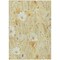Homeroots 5' X 8' Wheat And Ivory Floral Washable Indoor Outdoor Area Rug 611175 - alternate 2
