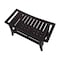 Homeroots 30" Dark Brown Teak Rectangular Shower Bench With Shelf 376670 - alternate 2