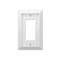 Amerelle Cottage Wall Plate, White Faux Wood, 1 Rocker 279RW - alternate 2