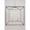 Hudson Valley Lighting Becki Owens X Richie 8 Light Lantern 18 In. Polished Nickel/Black BKO151-PN/BK - alternate 3