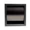 Alfi Brand PVD Brushed Black Stainless Steel Recessed Toilet Paper Holder W/ Cover ABTPP77-BB - alternate 4